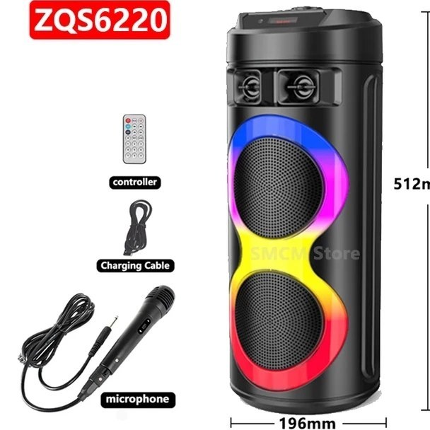pSjB6zctecXNERVp اسپیکر Sing-E مدل ZQS6220 با میکروفون Sing-E ZQS6220 Speaker mic - Image 1